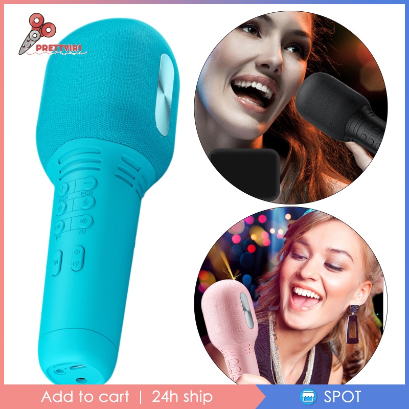 Micro Cầm Tay Không Dây Bluetooth 5.0 Prettyia1