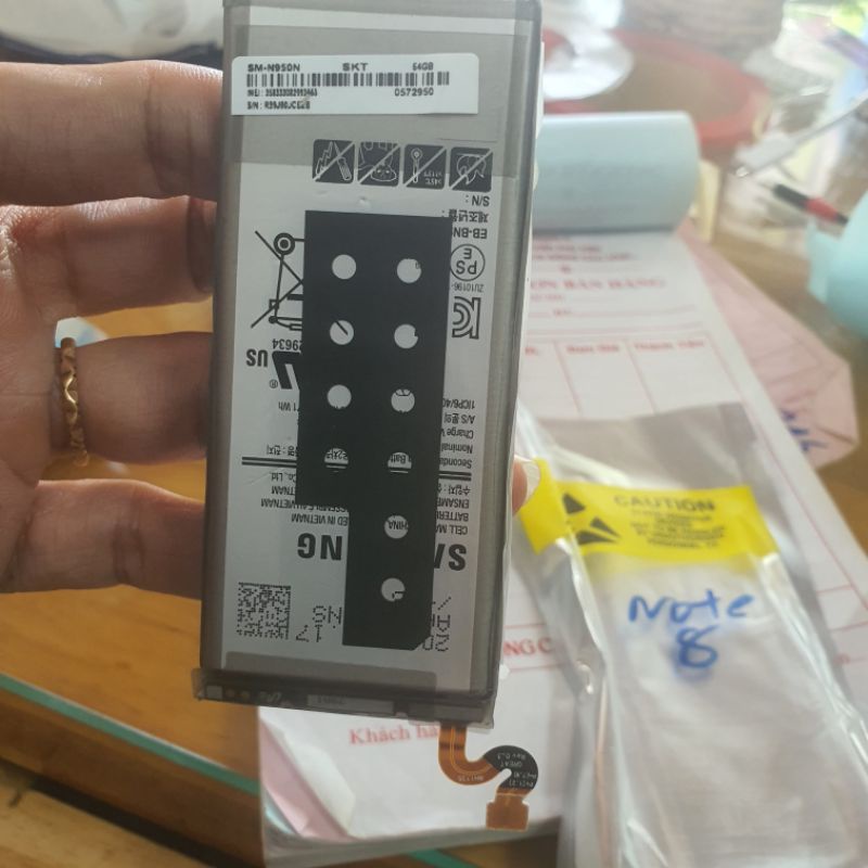 Pin samsung note 8 n950 zin công ty có bảo hành