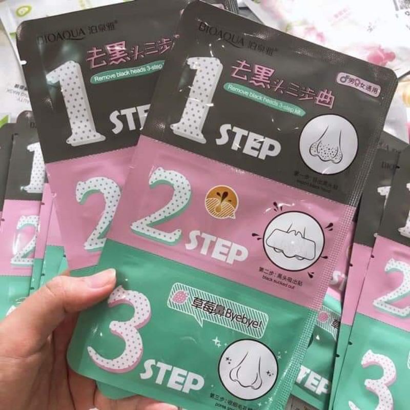 LỘT MỤN 3 bước🍒dùng bao phê🍒3 step lột sạch mụn dầu đen, mụn cám làm sáng da