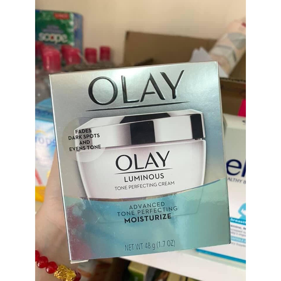 Kem olay trắng sáng xóa nám và tàn nhang Olay Luminous Tone Perfecting cream 48g