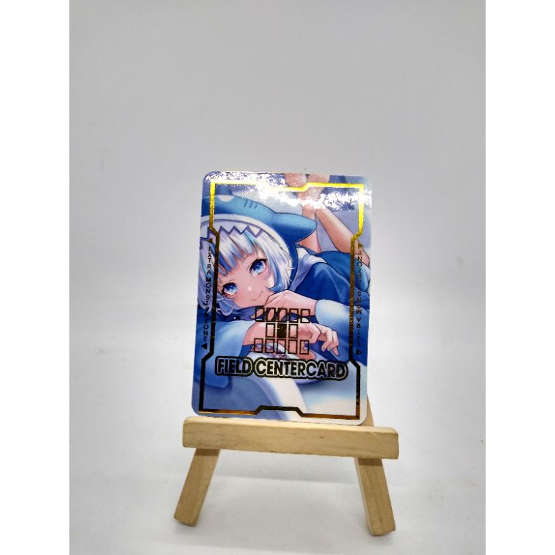 Thẻ Field Center Trung Tâm Bàn Đấu để chơi YugiOh hình Anime nhân vật Gawr Gura