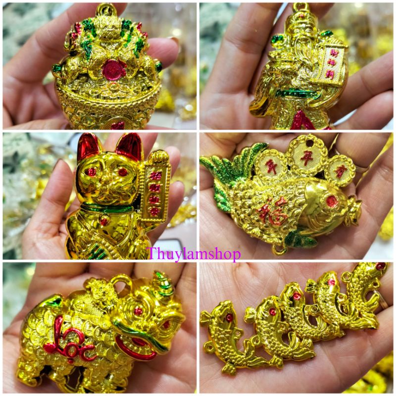 Phụ kiện treo làm cây tài lộc, cây cành vàng lá, cây tháp tỏi ,oản ngọc trưng ngày tết