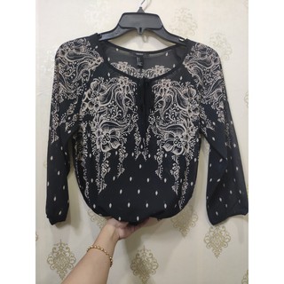 ÁO VOAN THỜI TRANG F21 IN HOA ( SIZE S = 55KG trở lại )