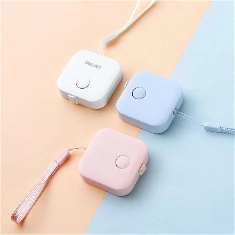 Thước dây hình vuông dài 1.5m nhiều màu sắc tiện lợi