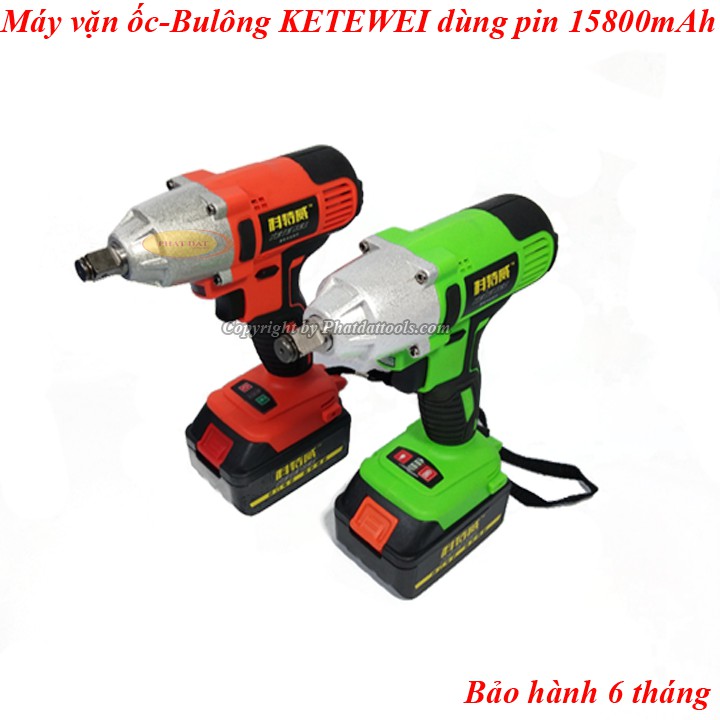 Máy Vặn Ốc KETEWEI Dùng Pin 98V 15800mAh-BH 6 Tháng