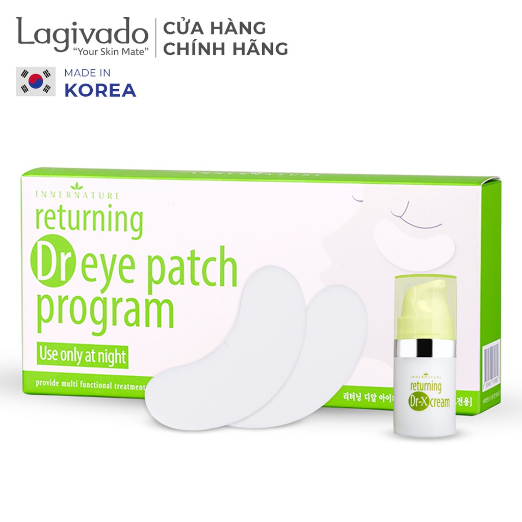 Kem trị quầng thâm bọng mắt Innernature Returning Dr EYE PATCH Program 15gram/ hộp