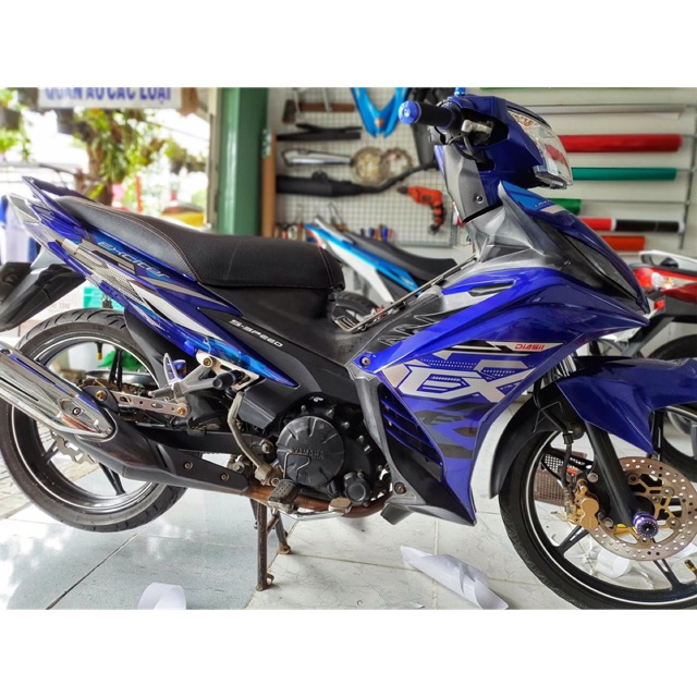 Tem Exciter 135 Xanh Bạc rời