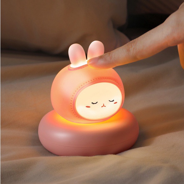 Đèn Ngủ Cảm Ứng Tích Điện Silicone Dễ Thương