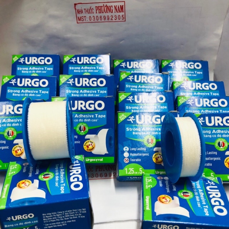 BĂNG KEO LỤA ĐỘ DÍNH CAO URGO SYVAL 2,5cm x 5m
