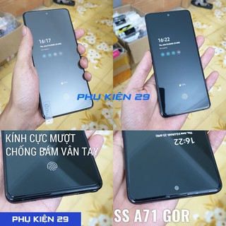 [Samsung Galaxy A52/ A71] Dán kính cường lực cao cấp vuốt siêu mượt chống bám vân tay GOR