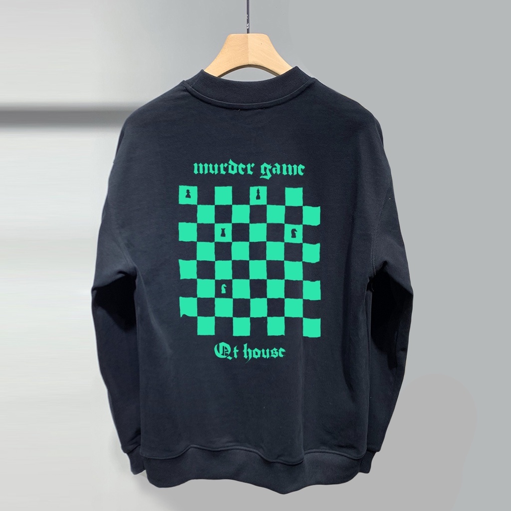 Áo sweater unisex nam nữ form rộng Qt.house nỉ dài tay SWBC01 | BigBuy360 - bigbuy360.vn