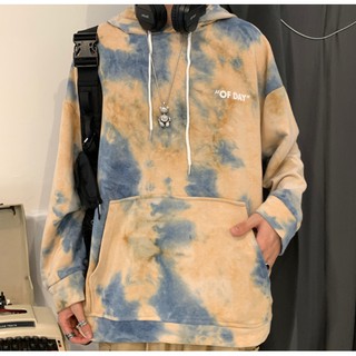 Áo Hoodie Nỉ Bông Loang nhiều màu Unisex