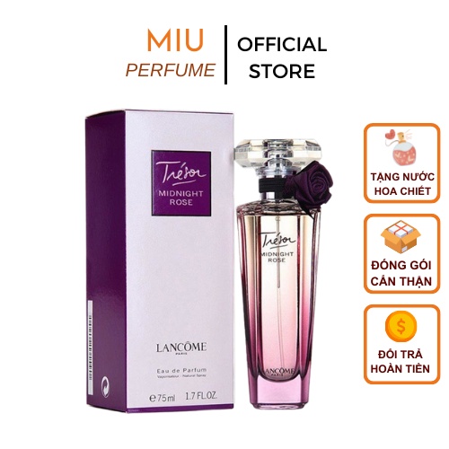 Nước Hoa Nữ Lancome Tresor Midnight Rose EDP 75ml - Dầu Thơm Lancome Tresor Trẻ Trung Lôi Cuốn