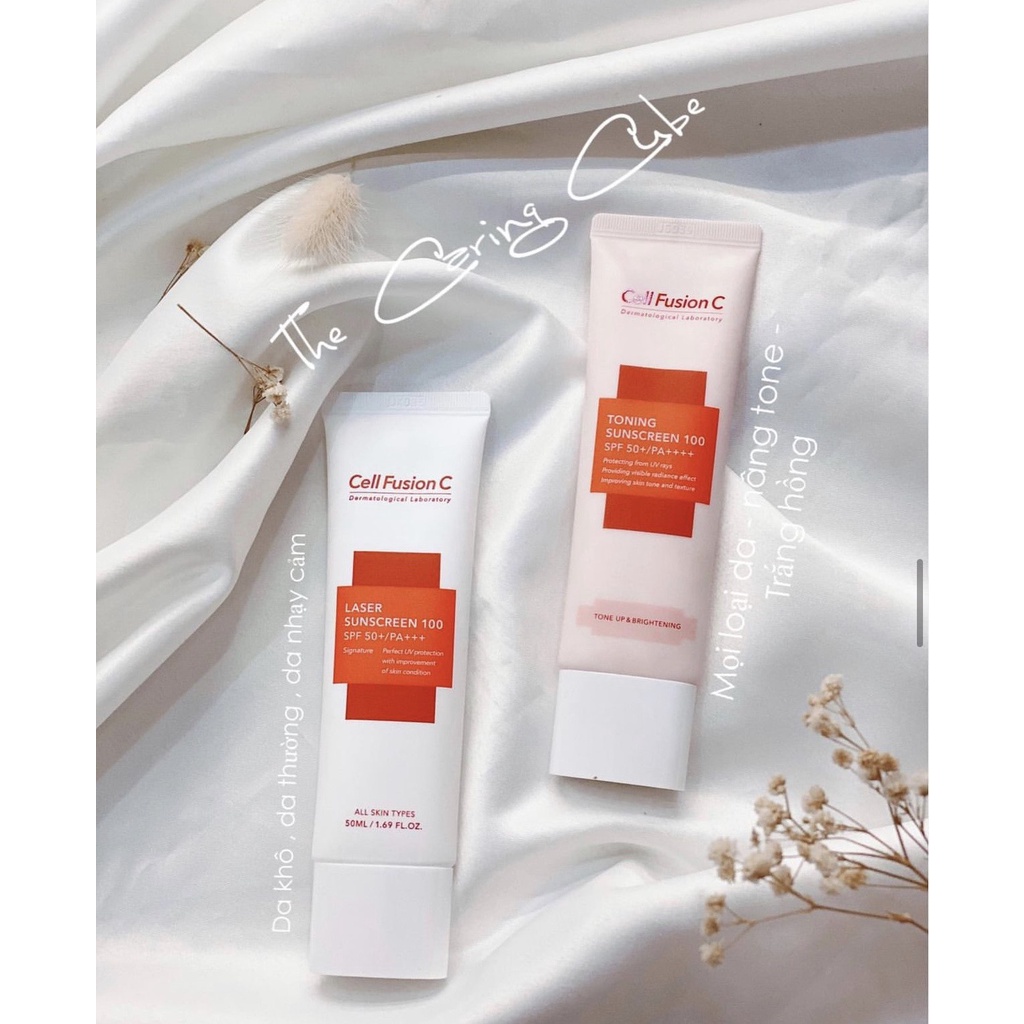Kem chống nắng Cell Fusion 50ml - The Caring Cube