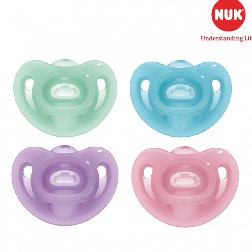 Ti giả Nuk Silicone Sensitive 0-6m, 6-18m