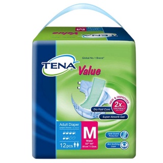 Tã dán người lớn TENA Value size M 12 miếng, nhập khẩu từ Malaysia, tiêu chuẩn Châu Âu