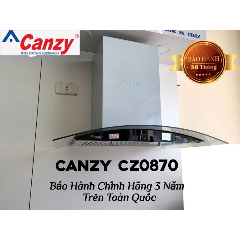 Máy Khử Mùi Kính Cong Cảm Ứng CANZY CZ0870