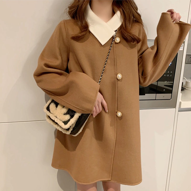 Áo khoác dáng rộng thời trang mùa đông cho nữ | BigBuy360 - bigbuy360.vn