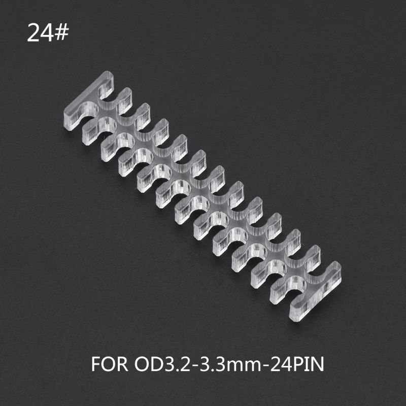 SUPB☀Transparent Acrylic Cable Comb Clear Dresser For 2 mm Cables 4/5/6/8/24 Pin PC