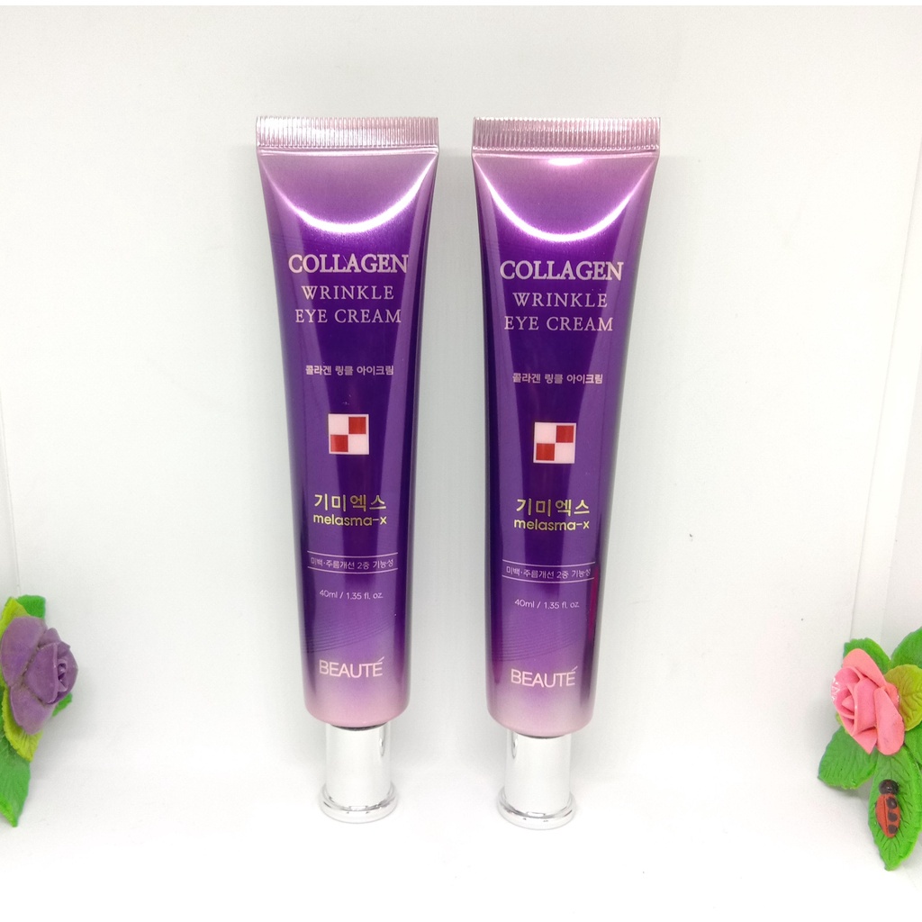 Kem Dưỡng Chống Lão Hóa, Ngừa Nếp Nhăn Vùng Mắt Melasma-X Collagen Wrinkle Eye Cream 40ml