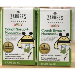 Siro ho thảo dược Zarbee’s 2m ++
