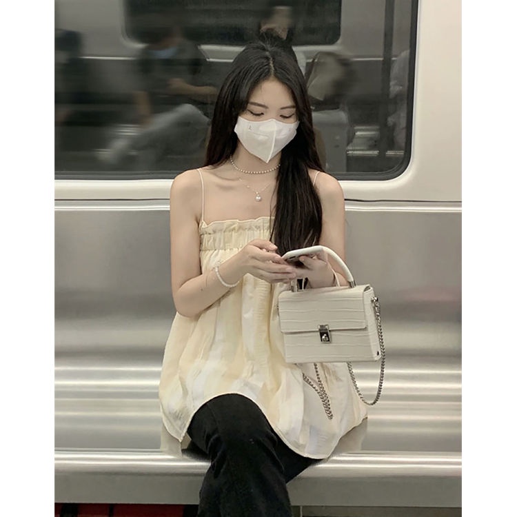 Áo Ống Mùa Hè 2022 Thiết Kế Dạng Lột Nhẹ Nhàng Phong Cách Mới Cho Nữ