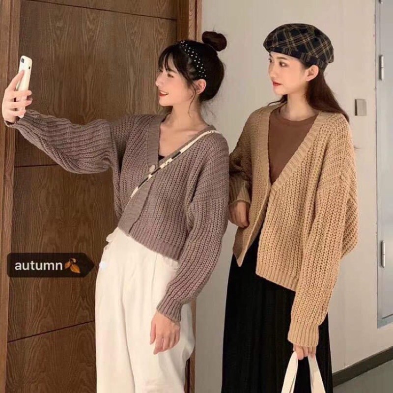 FREESHIP 50K - Áo khoác len chất đẹp kiểu dáng Hàn Quốc. Diện xinh khi đi làm, đi chơi, đi học | BigBuy360 - bigbuy360.vn