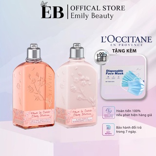 Gel sữa tắm và sữa dưỡng thể hương hoa Anh Đào Cherry Blossom Leau L'occitane (250ml)