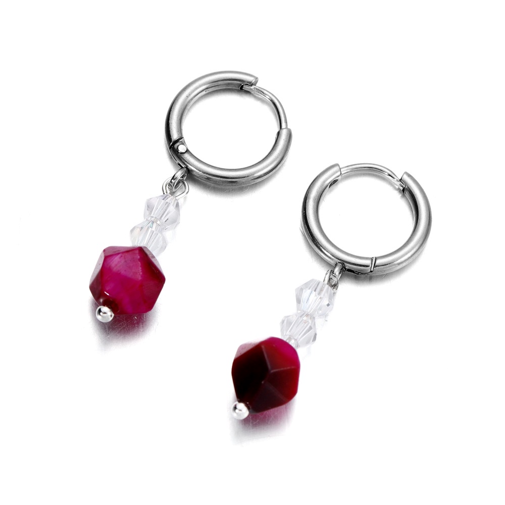 Set 10 khuyên tai tròn St.kunkka bằng thép không gỉ cao cấp