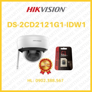 [ SẢN PHẨM BÁN CHẠY] Camera IP hồng ngoại không dây 2.0 Megapixel HIKVISION  DS-2CD2121G1-IDW1