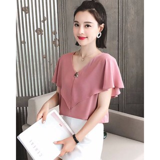Áo Kiểu Phối Nút Syndy