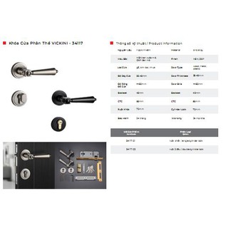 Khóa tay gạt Vickini 35582