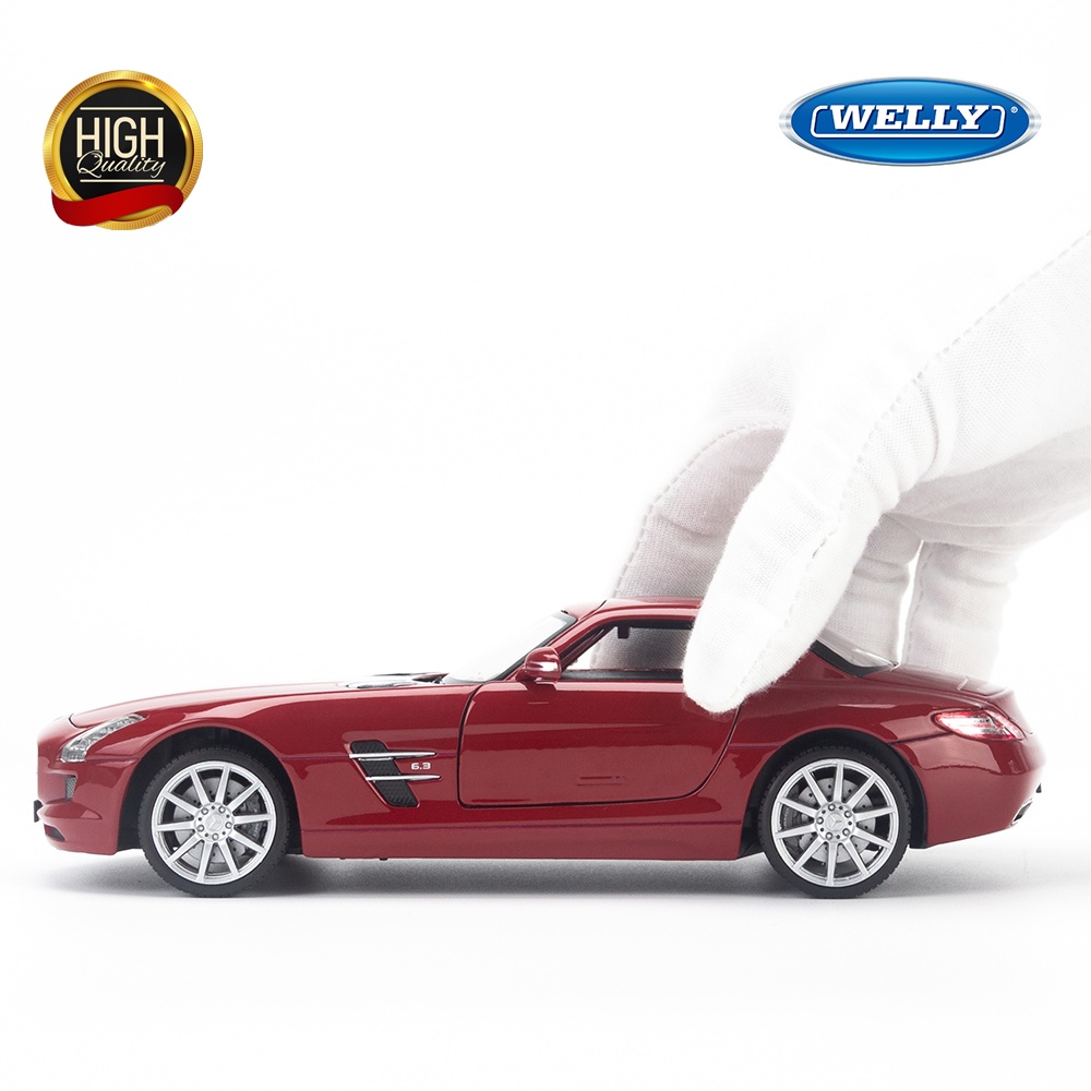 Mô hình xe ô tô Mercedes-Benz GTR, SLR, SLS, S Class 1:24