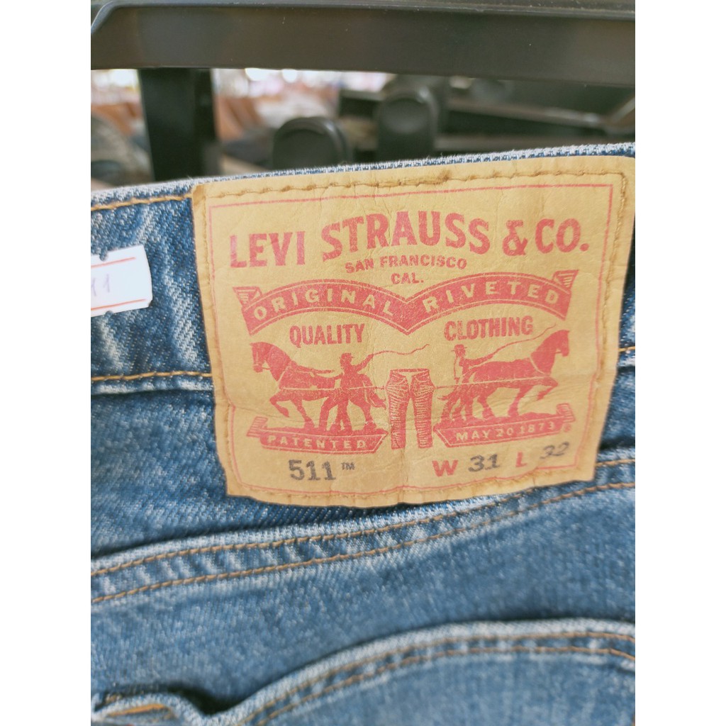 Quần Jean Levis 511 size 31-32 | Shopee Việt Nam