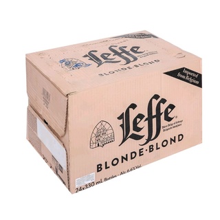 Bia leffe vàng 6.6% của bỉ- chai 330ml, thùng 24 chai