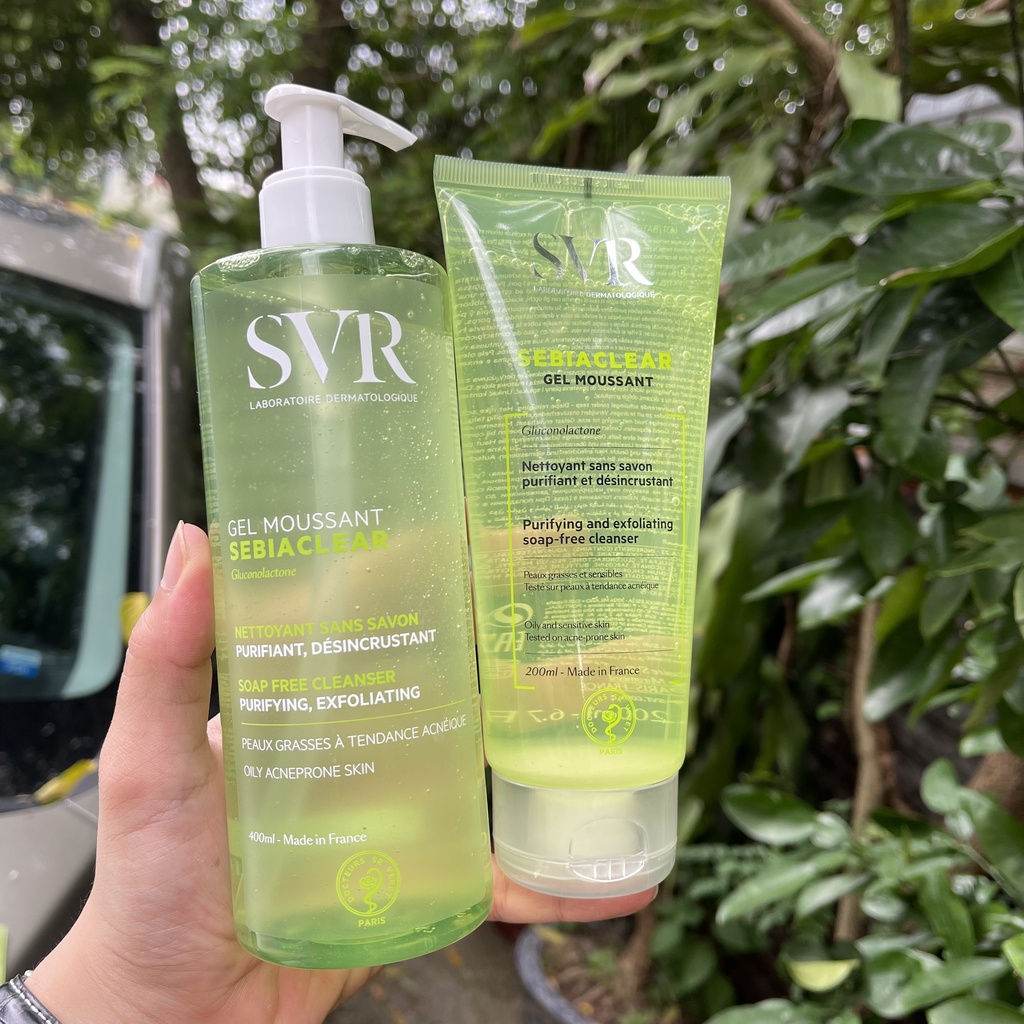 Sữa rửa mặt svr 400ml Sebiaclear Gel Moussant
