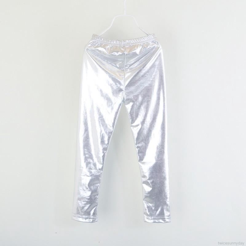 Quần skinny da lưng cao cho bé