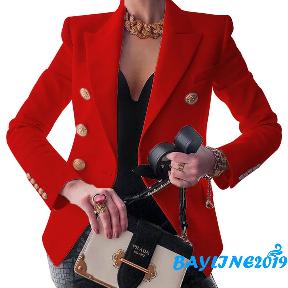 Áo Khoác Blazer Màu Trơn Thời Trang Dành Cho Nữ | BigBuy360 - bigbuy360.vn