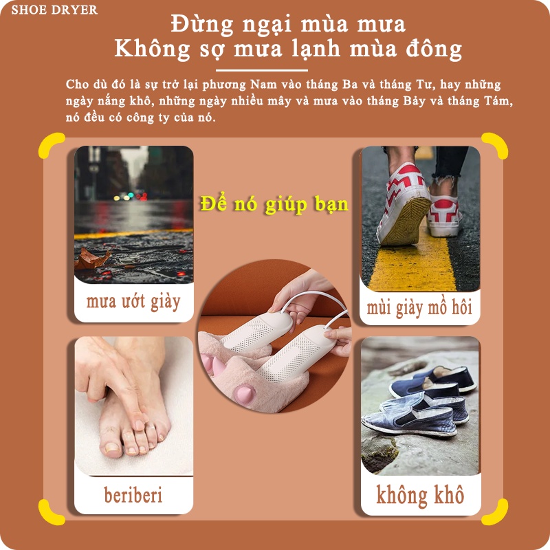 Máy sấy giày，Máy Sấy Giày, Làm Khô Khử Mùi Hôi Tất Vớ, Diệt Vi Khuẩn Cho Giày Của Bạn, Sấy siêu nhanh-XQY-75
