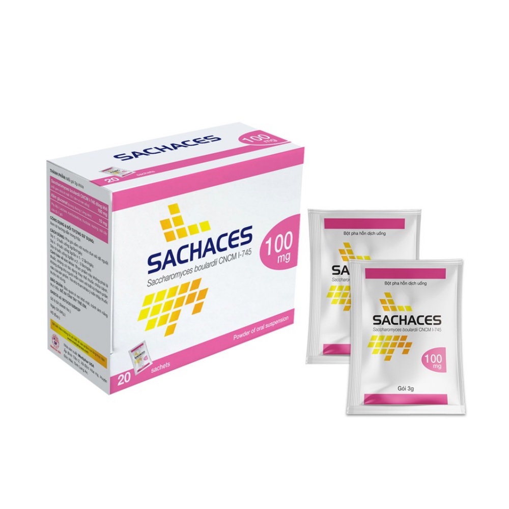 Men Sachaces - Viên nang bổ sung lợi khuẩn hỗ trợ giúp duy trì hệ vi sinh đường ruột