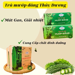 Trà túi lọc thủy dương, trà mướp đắng vietgap, đặc sản huế, hộp 30 gói x 2g