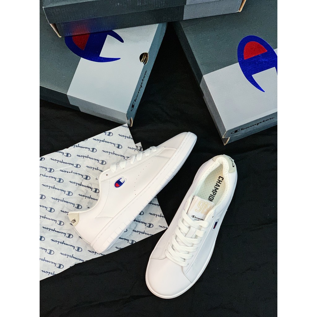 Giày nam nữ Champion da cao cấp nhẹ bền êm thời trang