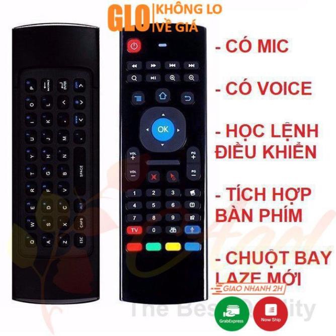 Chuột Bay Air Mouse KM800V Điều Khiển Bằng Giọng Nói GloMart