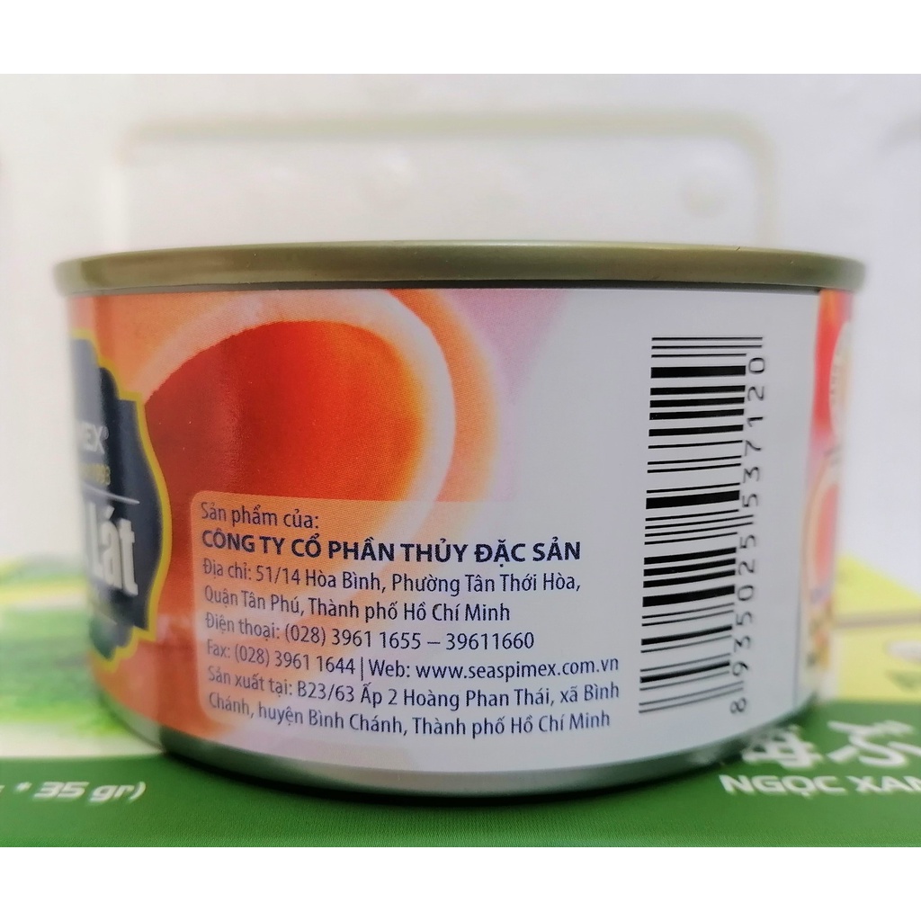 [Hộp 185g] HEO 2 LÁT [VN] SEASPIMEX Sliced Pork