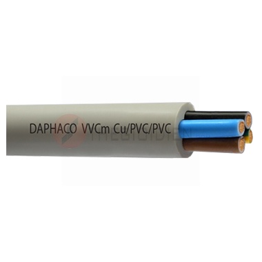 FREE SHIP CUỘN 100M DAPHACO 4X2.5 DÂY VỎ BỌC XÁM RUỘT 4 LÕI