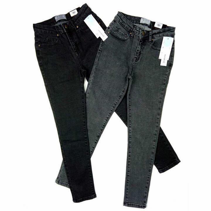 quần jean basic khói