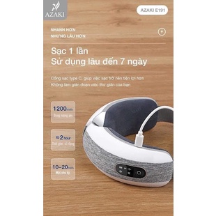 Máy Massage Mắt Thông Minh AZAKI 4D AZ-E191 Plus