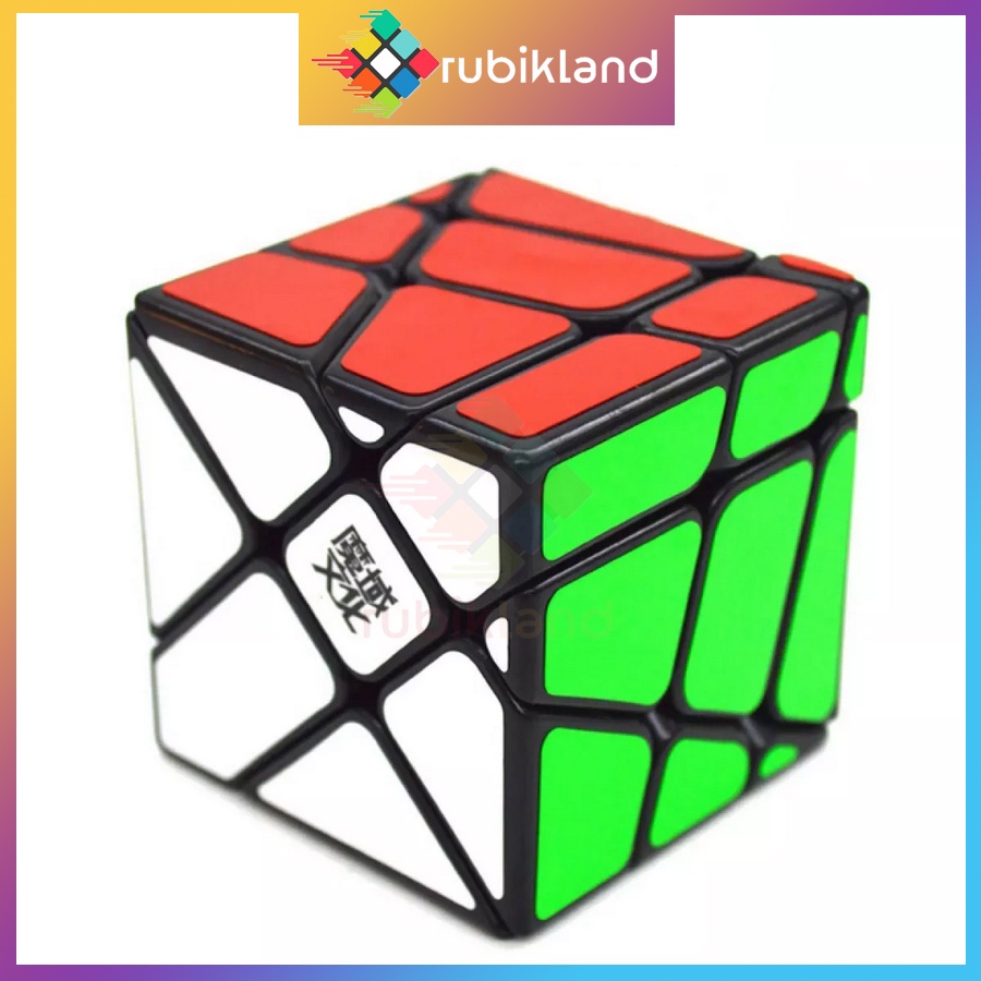 Rubik Biến Thể Moyu MeiLong MoYu Crazy Windmill Cube Rubic Viền Đen Đồ Chơi Trí Tuệ Trẻ Em