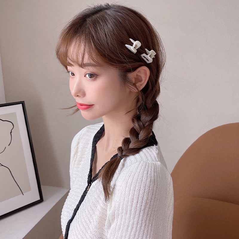 Kẹp tóc gắn ngọc trai nhỏ thời trang Hàn Quốc đơn giản mới