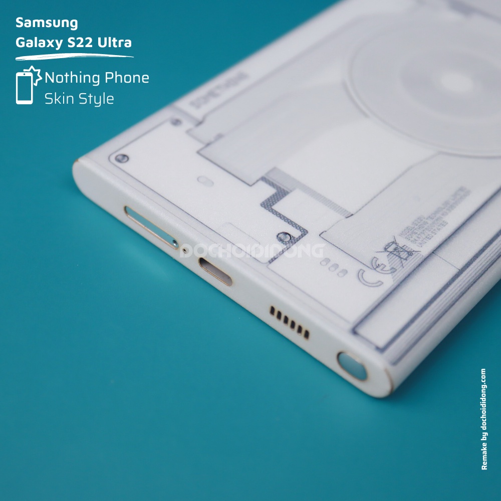 Miếng dán skin Nothing Phone 1 cho Samsung S22 Ultra Note 20 Note 10 Plus S10 5G 9 S20